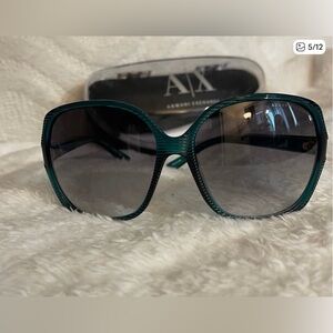 Armani Exchange Teal Sunglasses